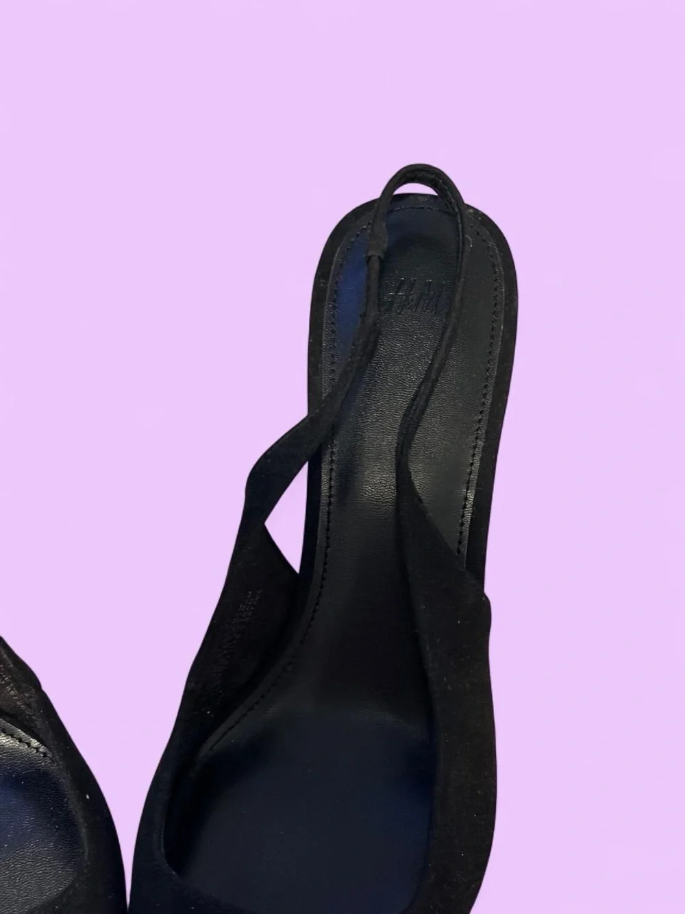H&M black suede